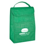 Crosshatch Lunch Bag - 3561 GRN Colorbrite Crosshatch Lunch Bag - 3561 GRN Colorbrite