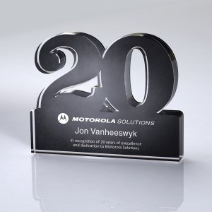 Freestanding 20 Year Anniversary Award 1 Freestanding 20 Year Anniversary Award 1