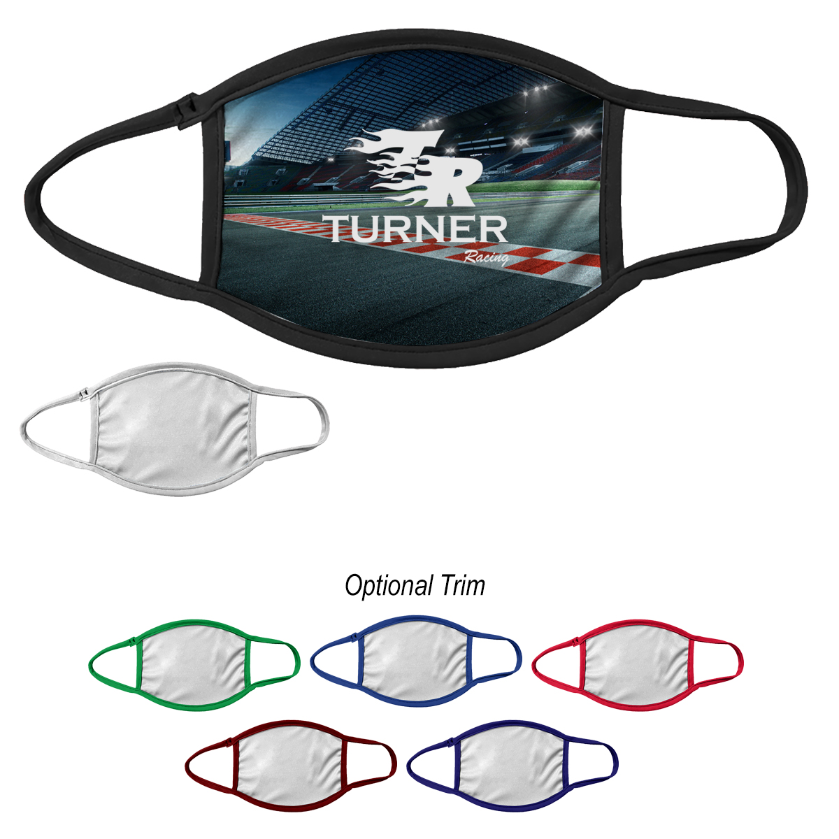 2-ply Sublimation Face Mask 1