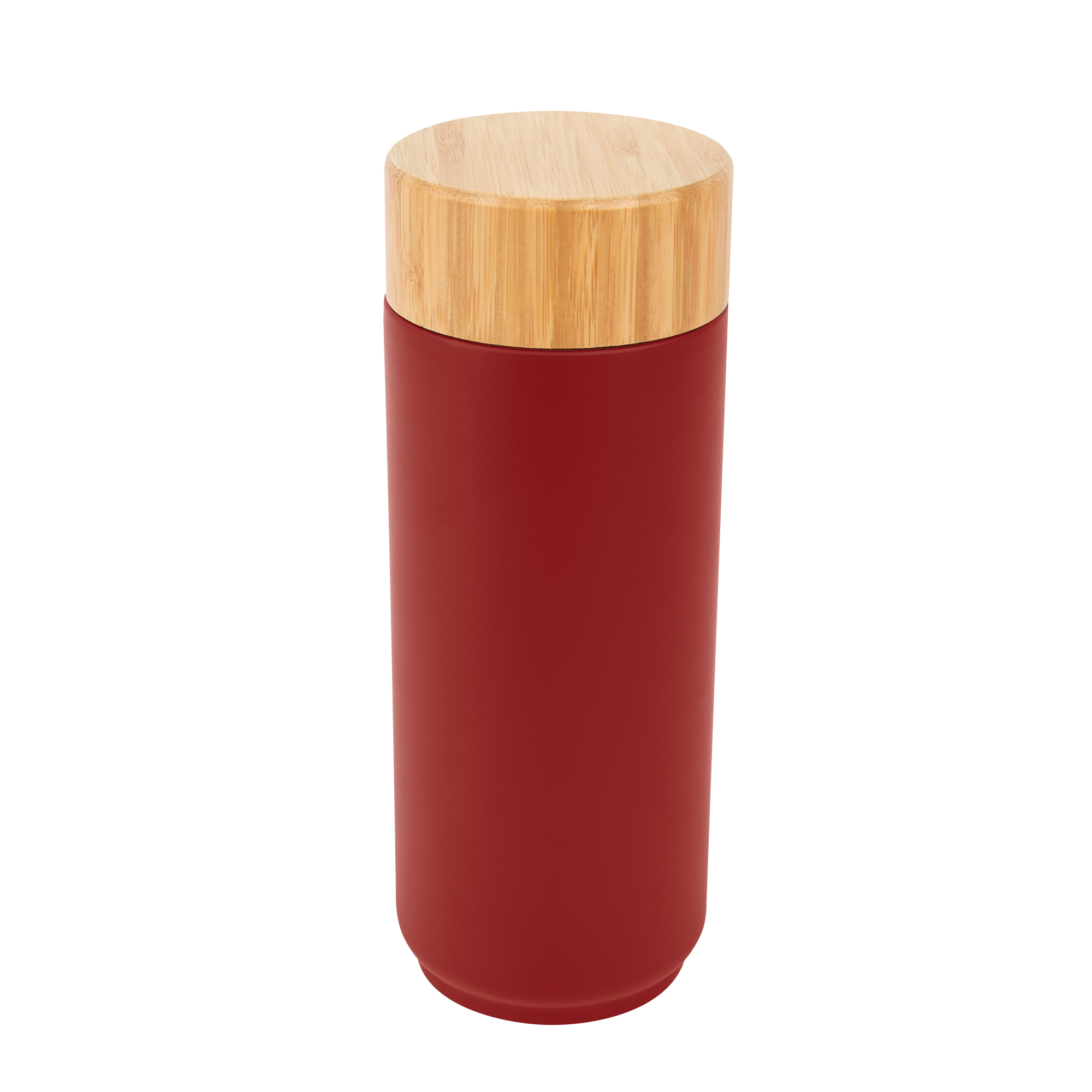 16 Oz. Full Color Stainless Steel Lexington Bottle With Bamboo Lid 1