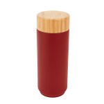 16 Oz. Full Color Stainless Steel Lexington Bottle With Bamboo Lid 2 16 Oz. Full Color Stainless Steel Lexington Bottle With Bamboo Lid 2