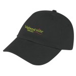 Brushed Cotton Twill Cap - 1007 BLK Embroidery Brushed Cotton Twill Cap - 1007 BLK Embroidery