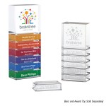Stackable Clear Acrylic Bar Award - 10502 Stacked Stackable Clear Acrylic Bar Award - 10502 Stacked