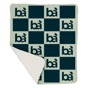 50" X 60" Checkerboard Knit Sherpa Blanket 1 50" X 60" Checkerboard Knit Sherpa Blanket 1