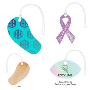 Full Color Wood Bag Tag - 6" 1 Full Color Wood Bag Tag - 6" 1