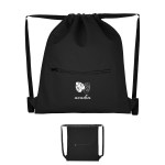 Hudson Rpet Drawstring Bag - 35167 BLK Silkscreen Hudson Rpet Drawstring Bag - 35167 BLK Silkscreen