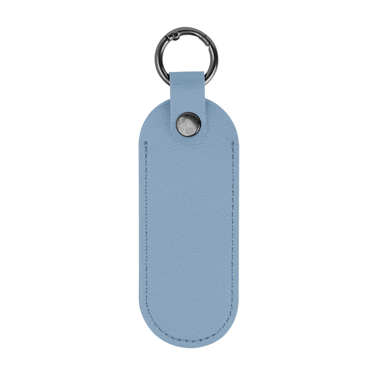 Bates Leatherette Key Tag With Carabiner 1