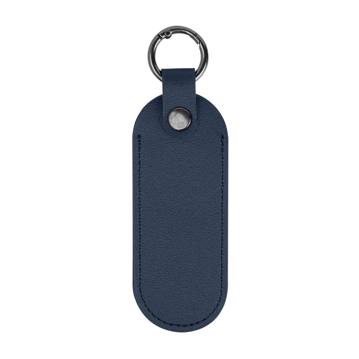 Bates Leatherette Key Tag With Carabiner 1