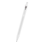 Evalyn Recycled Aluminum Pen - 12032 WHT Front Evalyn Recycled Aluminum Pen - 12032 WHT Front