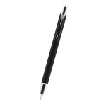 Evalyn Recycled Aluminum Pen - 12032 BLK Front Evalyn Recycled Aluminum Pen - 12032 BLK Front