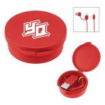 25w Quick Charge Cable In Carrying Case - 25696 RED Silkscreen 25w Quick Charge Cable In Carrying Case - 25696 RED Silkscreen