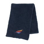 Fuzzy Rpet Scarf - 15113 NAV Embroidery Fuzzy Rpet Scarf - 15113 NAV Embroidery