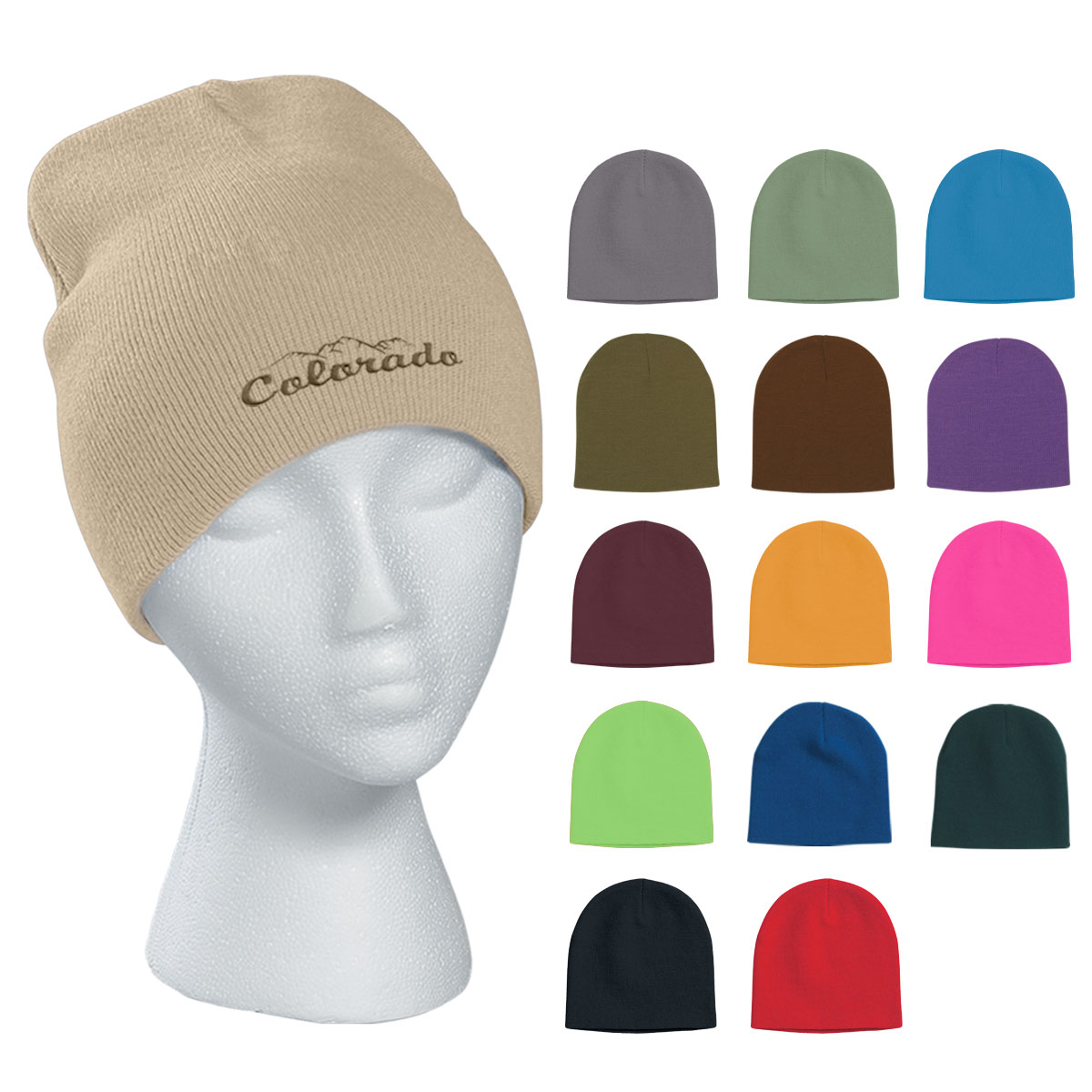 Knit Beanie Cap 1