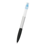 Neptune Pen With Highlighter - 320 SILBLU Front Neptune Pen With Highlighter - 320 SILBLU Front