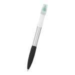 Neptune Pen With Highlighter - 320 SILGRN Front Neptune Pen With Highlighter - 320 SILGRN Front