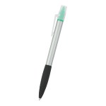 Neptune Pen With Highlighter - 320 SILGRN Neptune Pen With Highlighter - 320 SILGRN