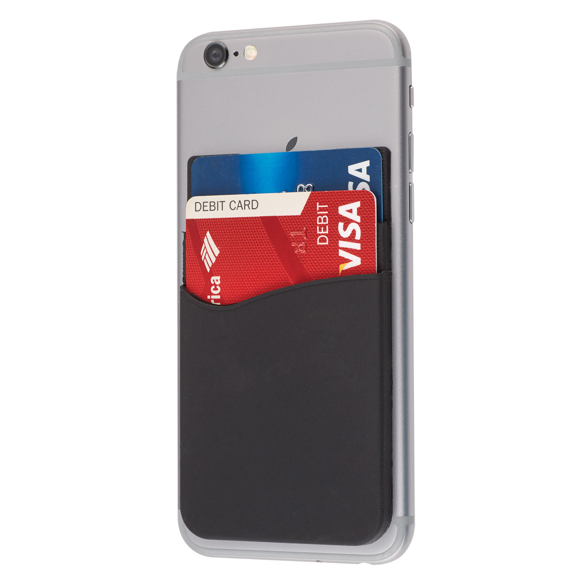 Dual Pocket Silicone Phone Wallet 1