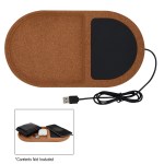 Cork Wireless Charging Pad Desktop Organizer 2 Cork Wireless Charging Pad Desktop Organizer 2