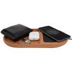 Cork Wireless Charging Pad Desktop Organizer - 2487 BLK Silkscreen Cork Wireless Charging Pad Desktop Organizer - 2487 BLK Silkscreen