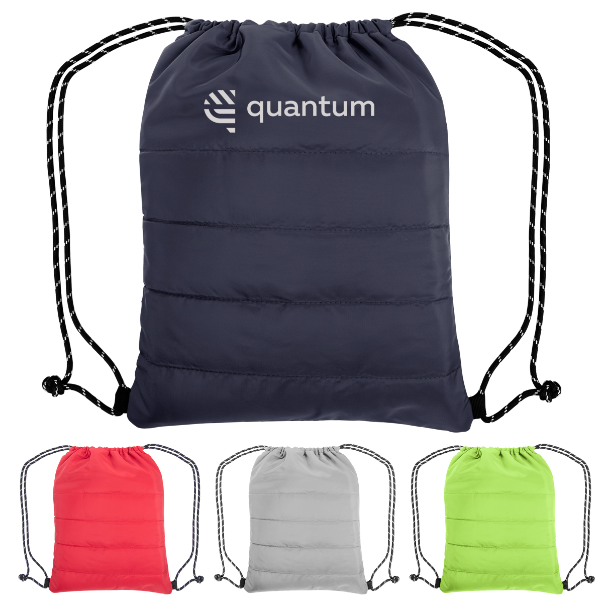 Puffy Quilted Drawstring Bag 1