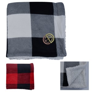 Buffalo Plaid Sherpa Blanket 1 Buffalo Plaid Sherpa Blanket 1