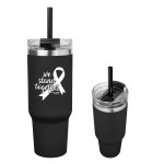 40 Oz. Naomi Intrepid Stainless Steel Tumbler - 50077 BLK Silkscreen 40 Oz. Naomi Intrepid Stainless Steel Tumbler - 50077 BLK Silkscreen