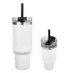 40 Oz. Naomi Intrepid Stainless Steel Tumbler - 50077 WHT Blank 40 Oz. Naomi Intrepid Stainless Steel Tumbler - 50077 WHT Blank