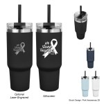 40 Oz. Naomi Intrepid Stainless Steel Tumbler 1 40 Oz. Naomi Intrepid Stainless Steel Tumbler 1