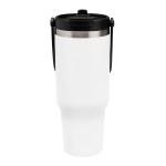 40 Oz. Peak Intrepid Recycled Stainless Steel Tumbler - 50164 WHT Laser 40 Oz. Peak Intrepid Recycled Stainless Steel Tumbler - 50164 WHT Laser