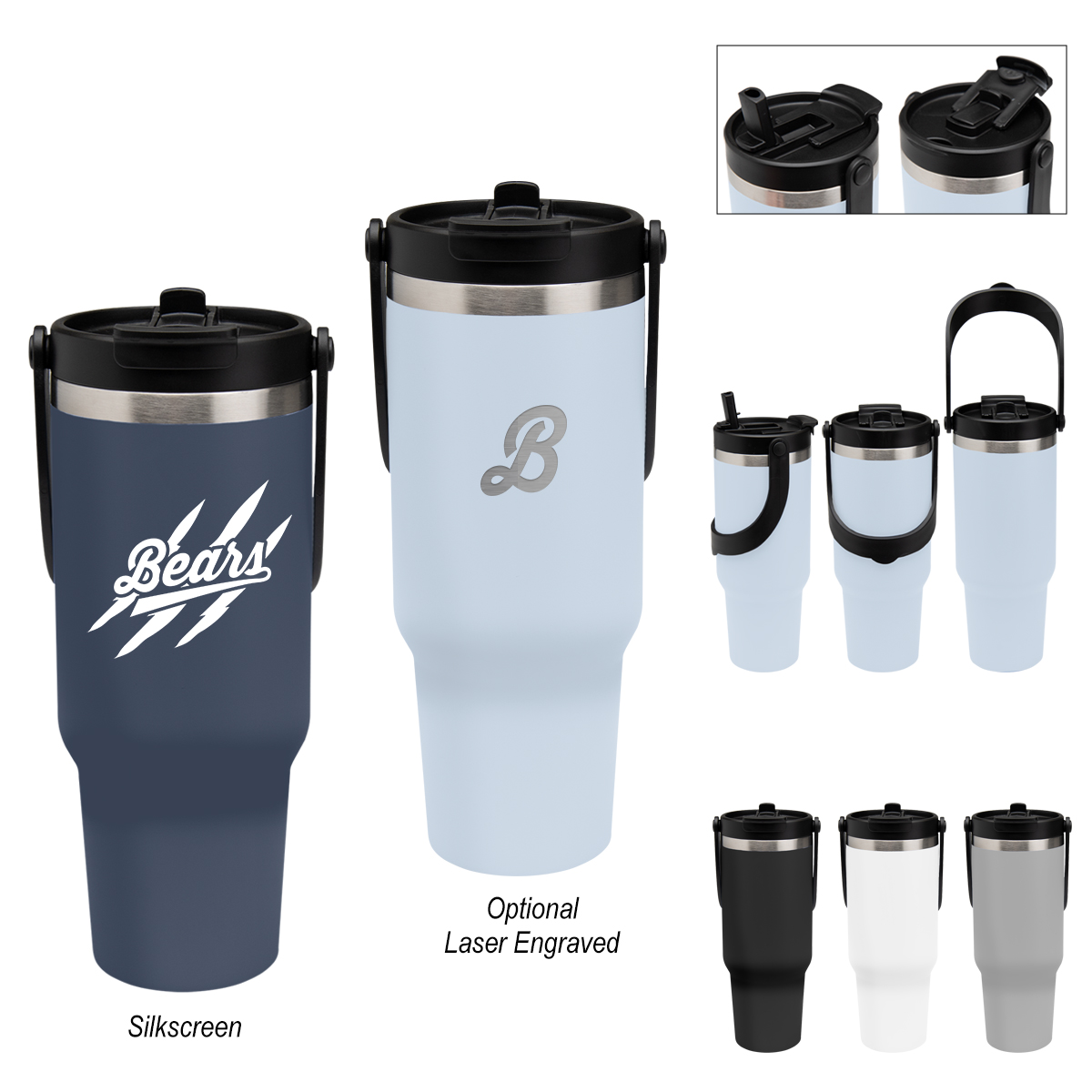 40 Oz. Peak Intrepid Recycled Stainless Steel Tumbler 1