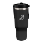 40 Oz. Peak Intrepid Recycled Stainless Steel Tumbler - 50164 BLK Silkscreen 40 Oz. Peak Intrepid Recycled Stainless Steel Tumbler - 50164 BLK Silkscreen