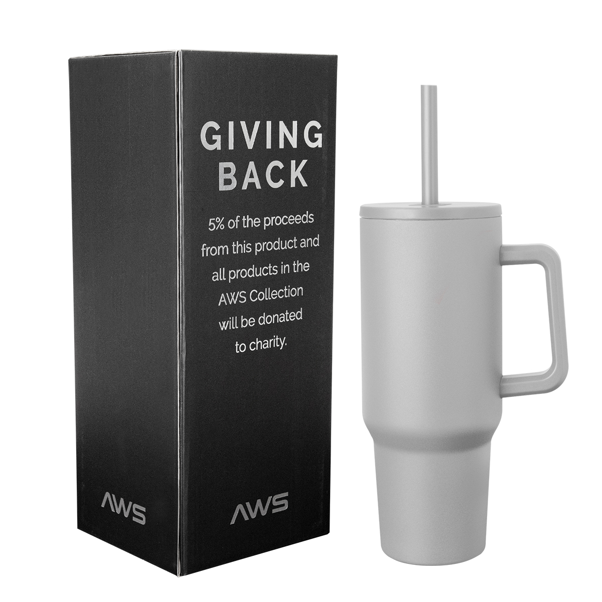 40 Oz. Aws Jackson Intrepid Stainless Steel Tumbler 1
