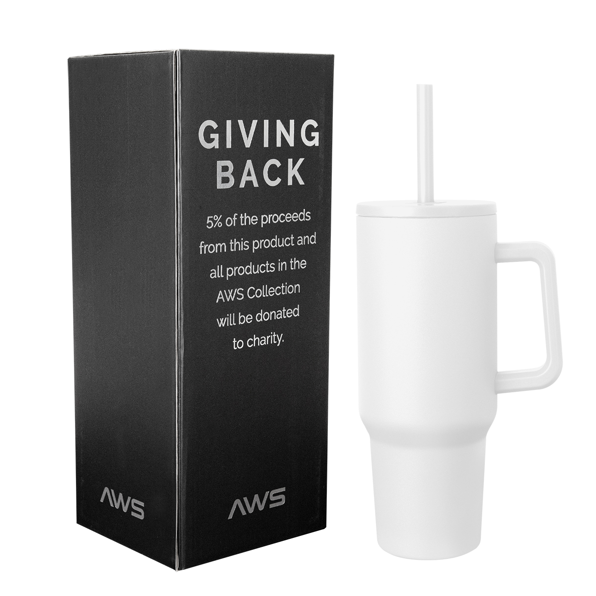 40 Oz. Aws Jackson Intrepid Stainless Steel Tumbler 1