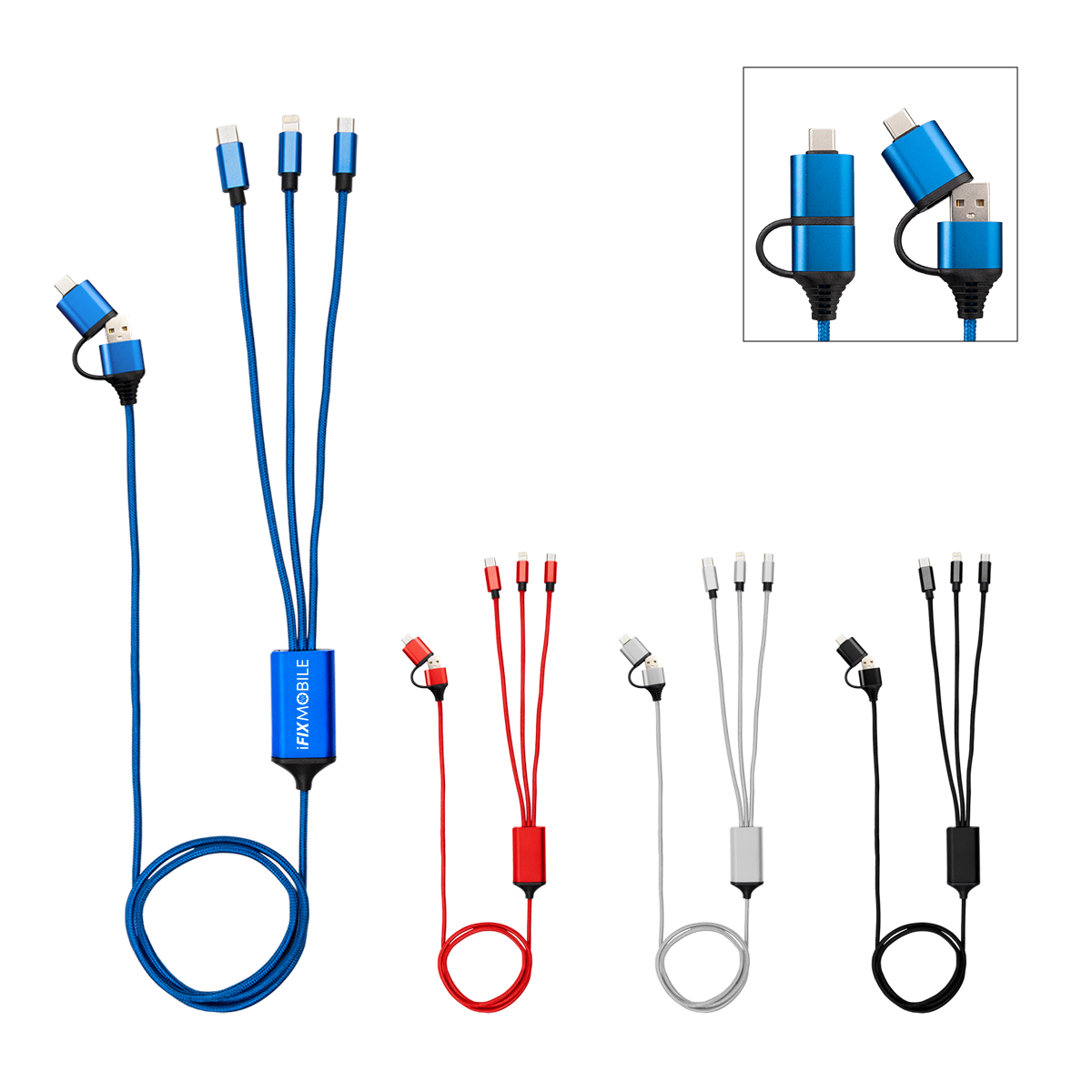 3%27 4-in-1 Charging Cable 2.0 1