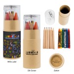 12 Piece Crayon And Pencil Set 1 12 Piece Crayon And Pencil Set 1