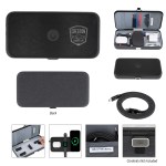 Cutter & Buck® 3-in-1 Charging Tech Case - 25672 BLK Silkscreen Cutter & Buck® 3-in-1 Charging Tech Case - 25672 BLK Silkscreen