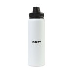 Jett Aluminum Chug Lid Hydration Bottle - 32 Oz. - White 1 Jett Aluminum Chug Lid Hydration Bottle - 32 Oz. - White 1