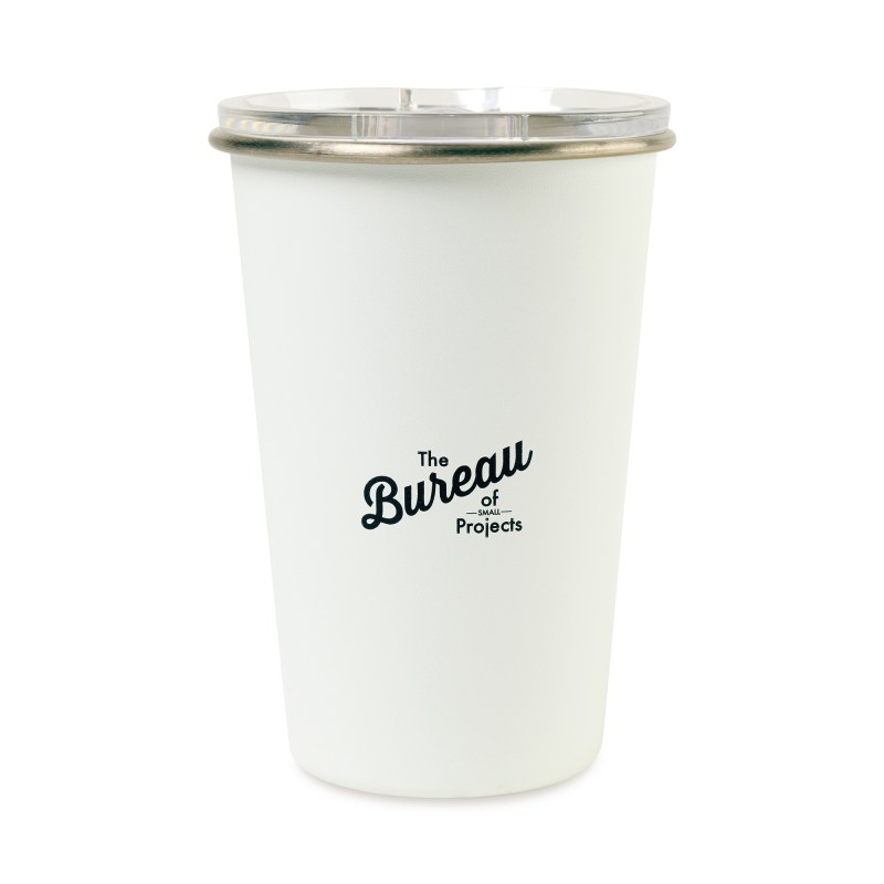 Arlo Classics Stainless Steel Travel Tumbler - 14 Oz. - White 1 Arlo Classics Stainless Steel Travel Tumbler - 14 Oz. - White 1