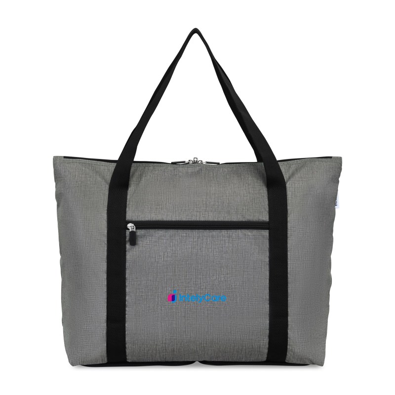 RuMe® Recycled cFold Travel Tote - Heather Grey 1 RuMe® Recycled cFold Travel Tote - Heather Grey 1