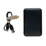 Recycled Plastic 5.000 mAh Powerbank - Black 2 Recycled Plastic 5.000 mAh Powerbank - Black 2