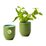 Modern Sprout® Garden Vibes Candle/Planter - In The Weeds-Mint 1 Modern Sprout® Garden Vibes Candle/Planter - In The Weeds-Mint 1