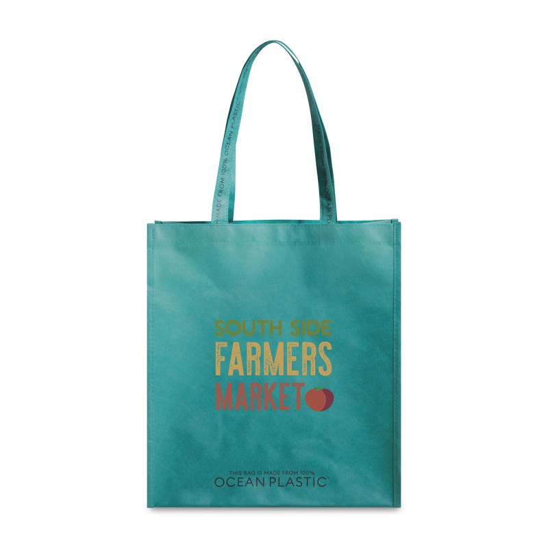 Out of the Ocean Reusable Large Shopper - Seafoam 1 Out of the Ocean Reusable Large Shopper - Seafoam 1