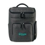 Reagan Recycled rPET Diaper Backpack - Charcoal Heather 1 Reagan Recycled rPET Diaper Backpack - Charcoal Heather 1