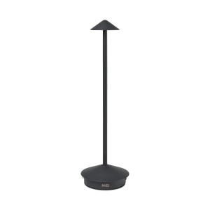 Pyramid Rechargeable LED Table Lamp - Black 1 Pyramid Rechargeable LED Table Lamp - Black 1