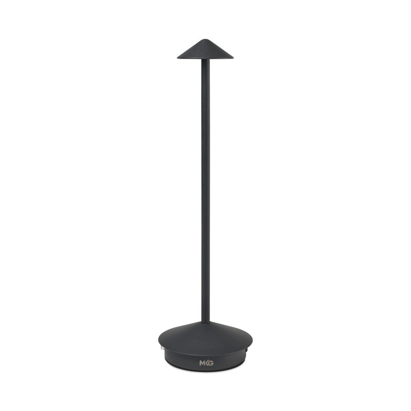 Pyramid Rechargeable LED Table Lamp - Black 1 Pyramid Rechargeable LED Table Lamp - Black 1