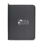 Morgan Executive Zippered Padfolio - Black 1 Morgan Executive Zippered Padfolio - Black 1