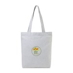 AWARE™ Recycled Cotton Gusset Bottom Tote - Light Grey 1 AWARE™ Recycled Cotton Gusset Bottom Tote - Light Grey 1