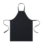 Recycled Cotton Bib Front Apron - AWARE™ - Black 2 Recycled Cotton Bib Front Apron - AWARE™ - Black 2