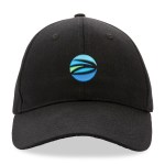 Impact 6 Panel 280gr Recycled Cotton Cap - AWARE - Black - Alternate Impact 6 Panel 280gr Recycled Cotton Cap - AWARE - Black - Alternate