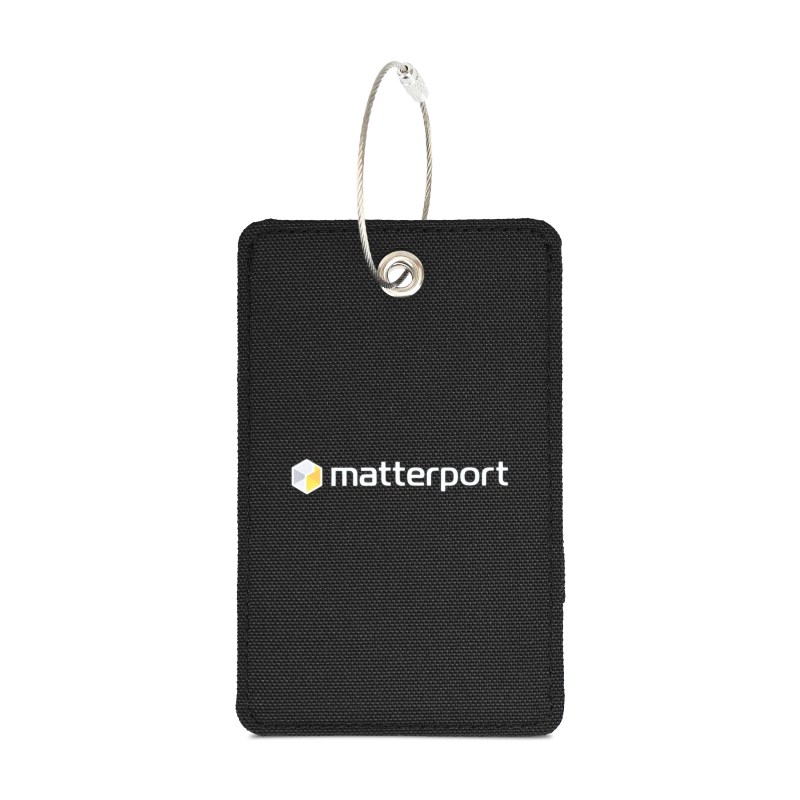 American Tourister Zoom Turbo Recycled rPET Luggage Tag - Black 1 American Tourister Zoom Turbo Recycled rPET Luggage Tag - Black 1